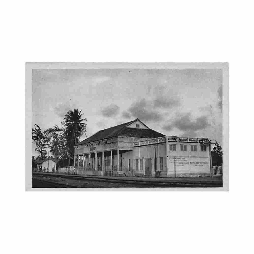 benin cotonou la gare ed s toubon 33 Vintage A4 Photo Print