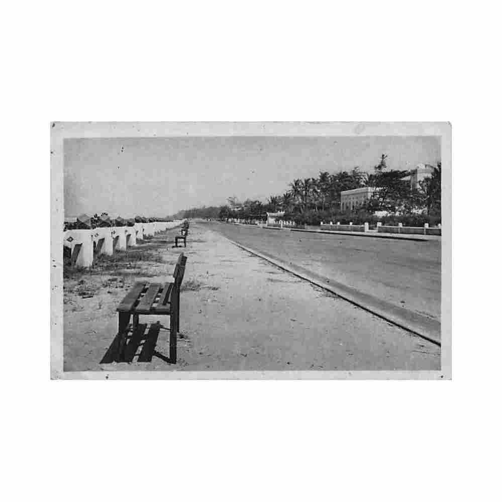benin cotonou la marina ed suzanne toubon 24 Vintage A4 Photo Print
