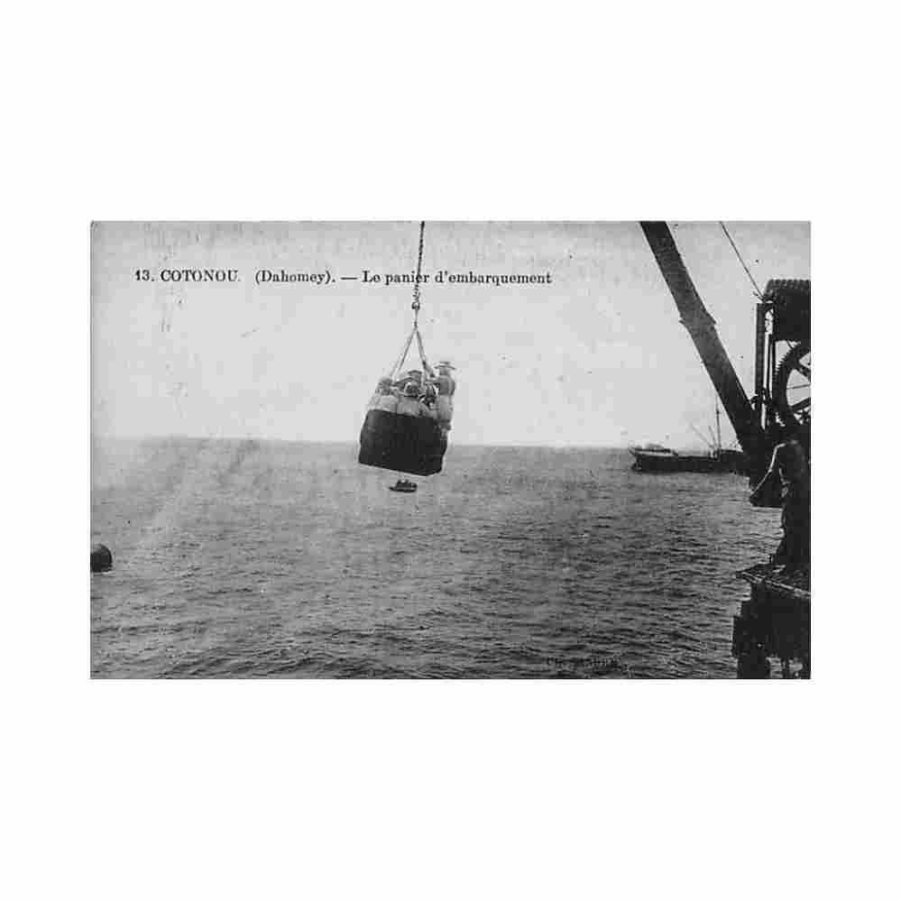 benin cotonou le panier d embarquement ed andre 13 Vintage A4 Photo Print