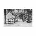 benin cotonou tirailleurs camp andre 16 benin cotonou camp de tirailleurs ed andre 16 Vintage A4 Photo Print