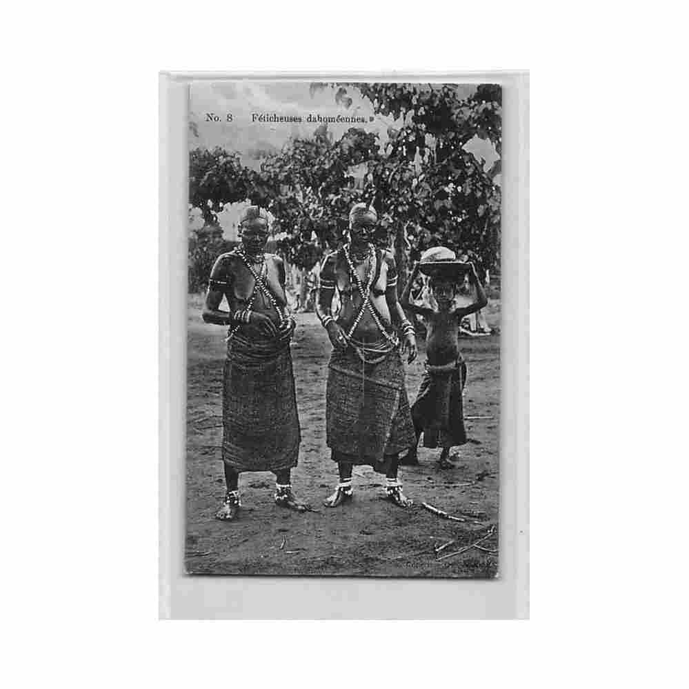 benin feticheuses dahomeennes ed geo wolner 8 Vintage A4 Photo Print