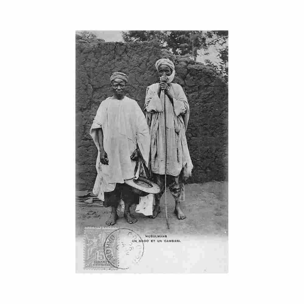 benin musulmans un nago et un gambari ed inconnu Vintage A4 Photo Print