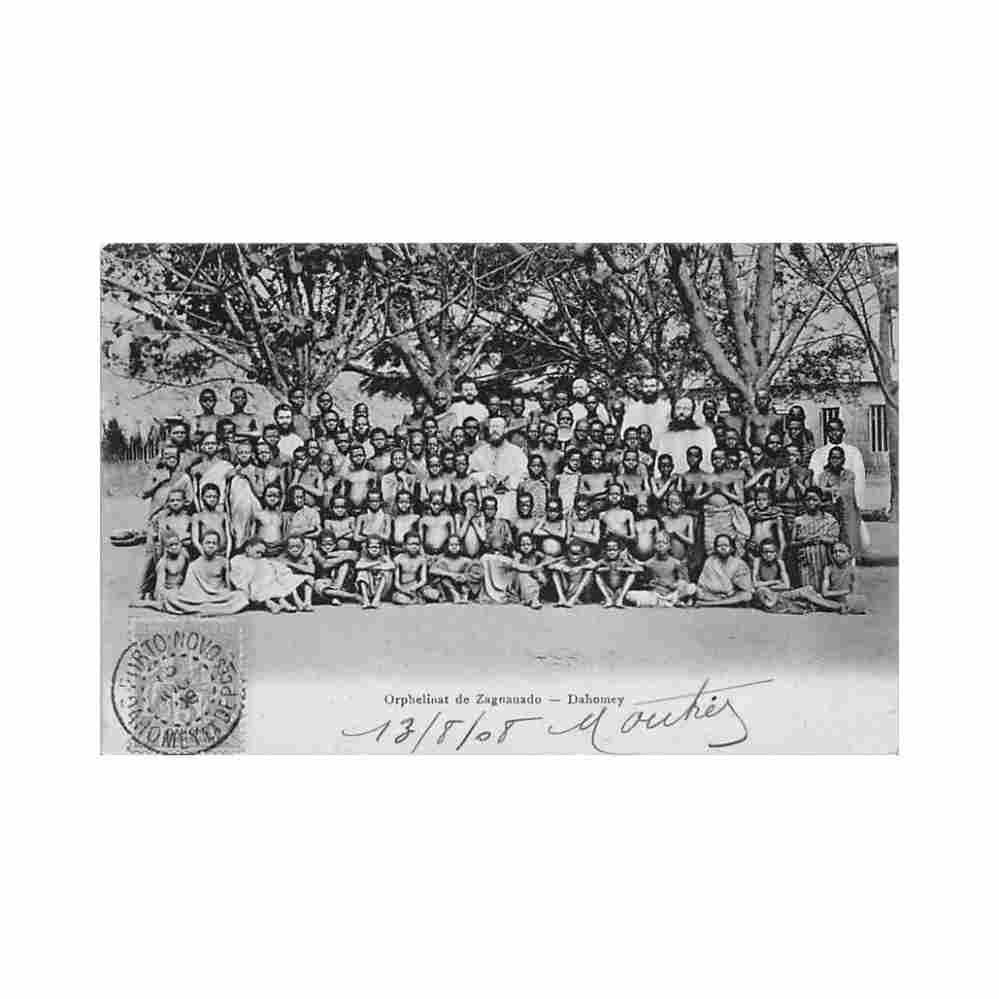 benin orphelinat de zagnando ed inconnu Vintage A4 Photo Print