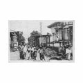 benin porto novo une rue attake ed geo wolber Vintage A4 Photo Print