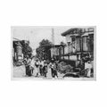 benin porto novo une rue attake ed inconnu Vintage A4 Photo Print