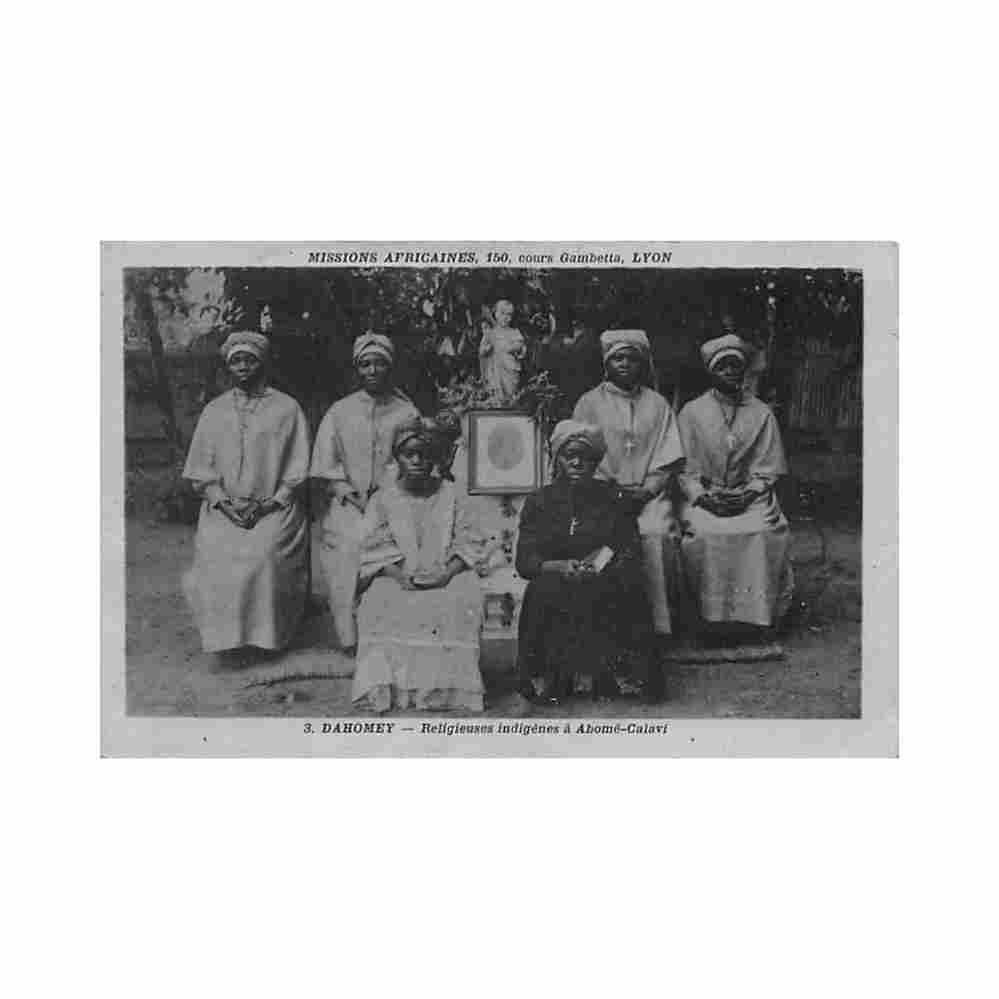 benin religieuses indigenes a abome calavi ed missions africaines 3 Vintage A4 Photo Print