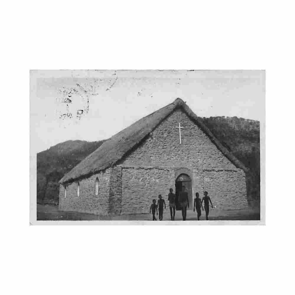 benin tanguieta l eglise catholique ed s toubon 135 Vintage A4 Photo Print