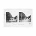 benin une rue de porto noco carte stereo ed albaret 185 Vintage A4 Photo Print