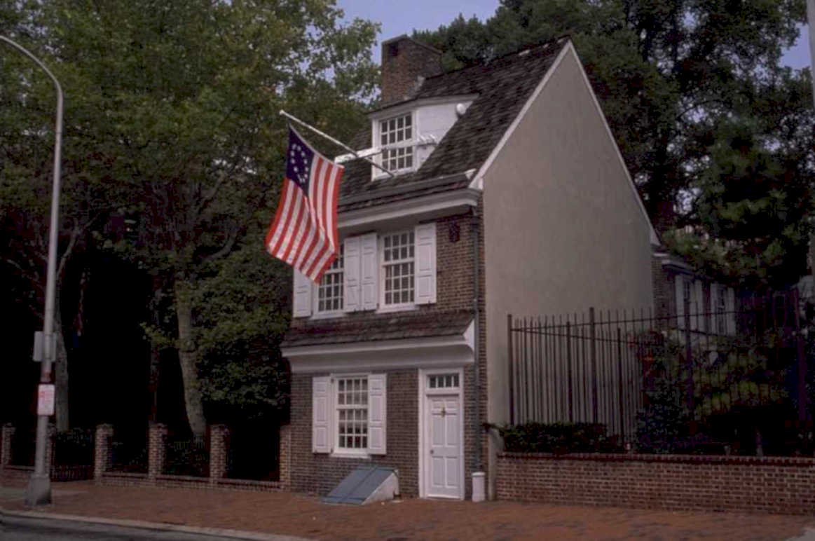 benjamin franklins house 1980s 1990s A4 Photo Print