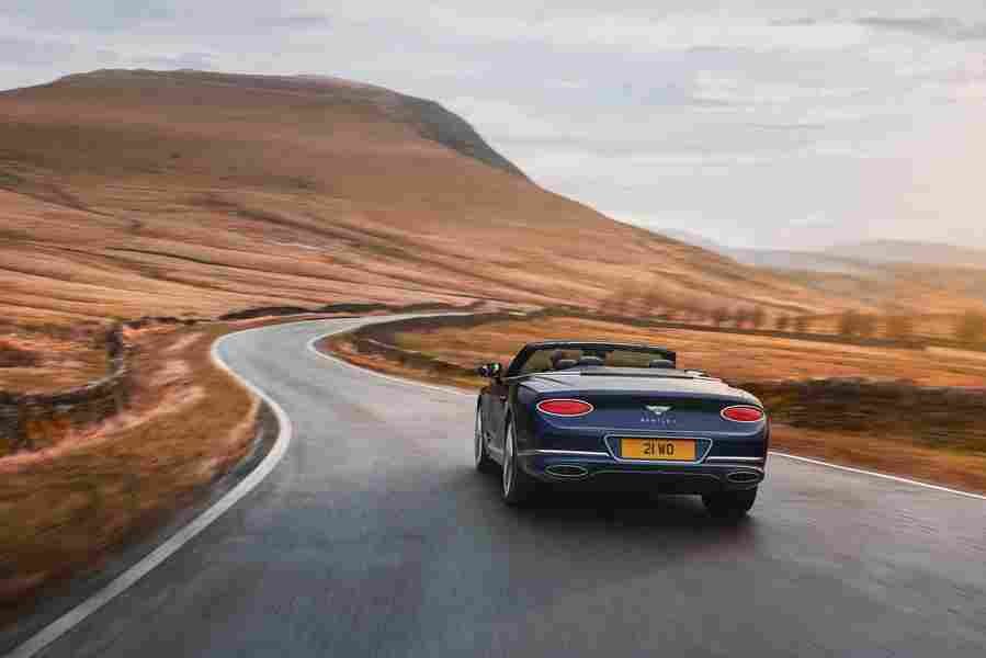 bentley continental gt speed convertible 2021 7086 10 Car A4 Photo Print