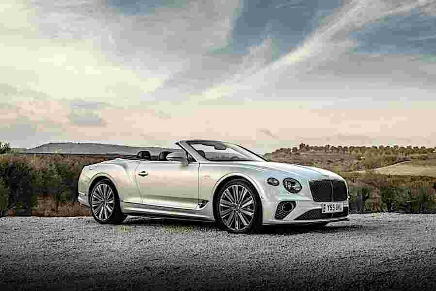 bentley continental gt speed convertible 2021 7086 22 Car A4 Photo Print