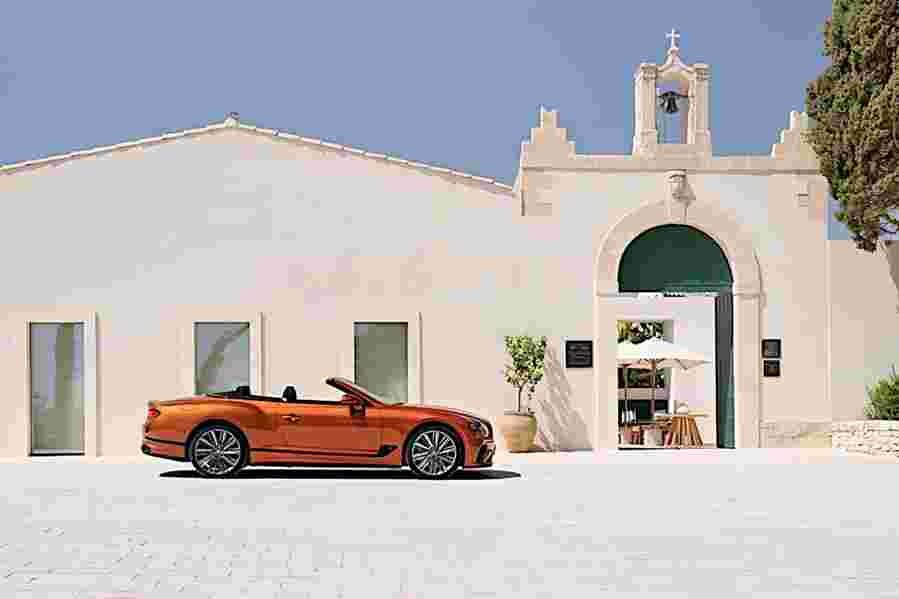 bentley continental gt speed convertible 2021 7086 27 Car A4 Photo Print
