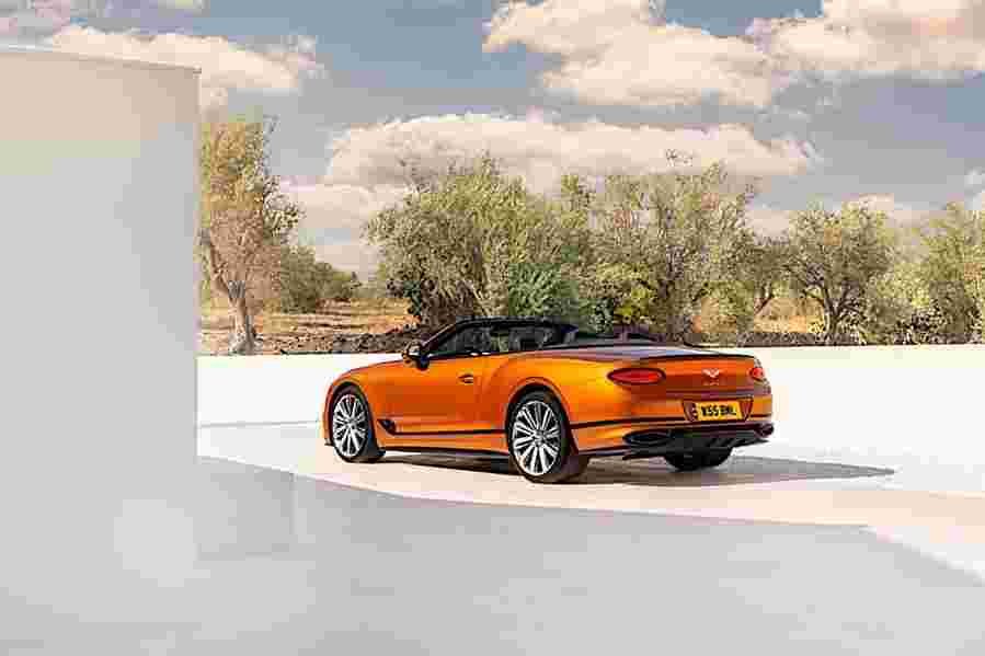 bentley continental gt speed convertible 2021 7086 28 Car A4 Photo Print
