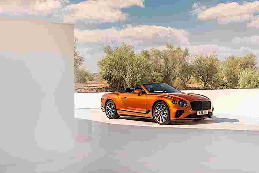 bentley continental gt speed convertible 2021 7086 29 Car A4 Photo Print