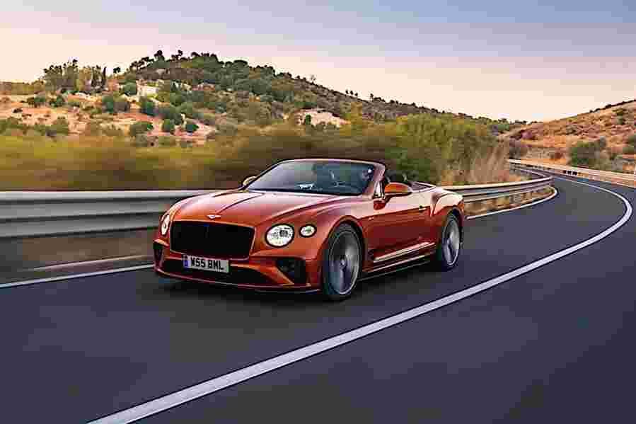 bentley continental gt speed convertible 2021 7086 34 Car A4 Photo Print