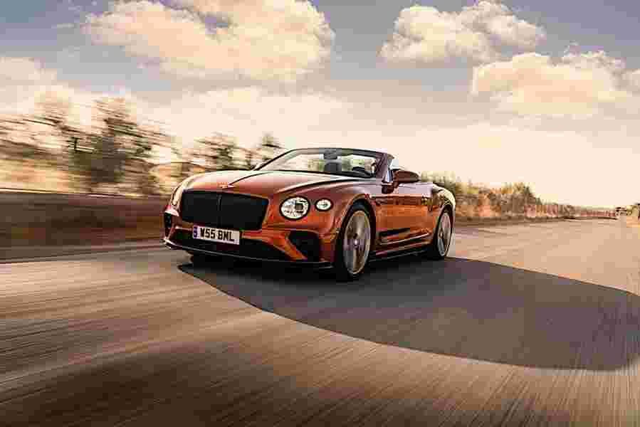 bentley continental gt speed convertible 2021 7086 42 Car A4 Photo Print