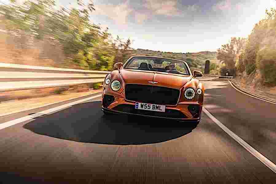 bentley continental gt speed convertible 2021 7086 43 Car A4 Photo Print