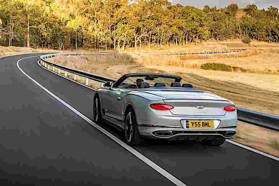 bentley continental gt speed convertible 2021 7086 50 Car A4 Photo Print