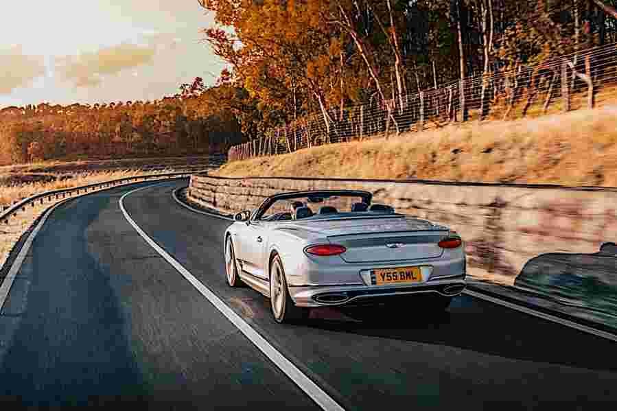 bentley continental gt speed convertible 2021 7086 51 Car A4 Photo Print