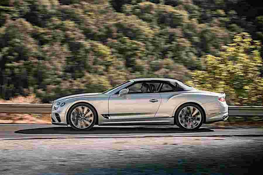 bentley continental gt speed convertible 2021 7086 52 Car A4 Photo Print