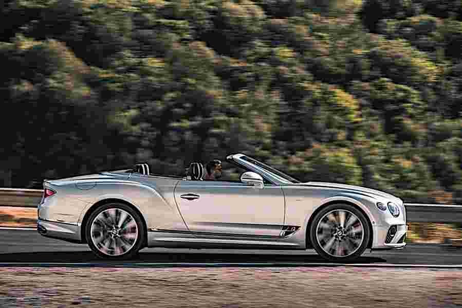 bentley continental gt speed convertible 2021 7086 53 Car A4 Photo Print