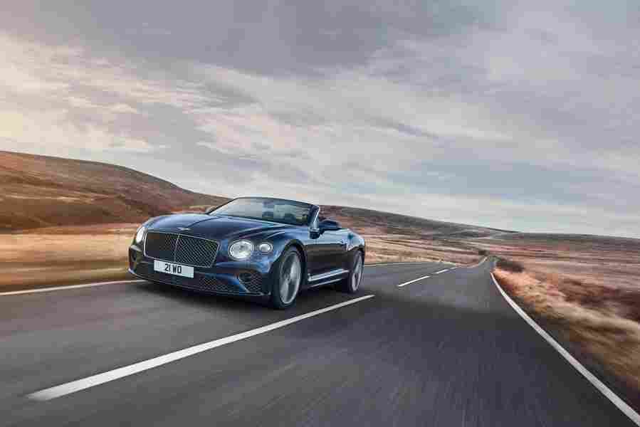 bentley continental gt speed convertible 2021 7086 9 Car A4 Photo Print