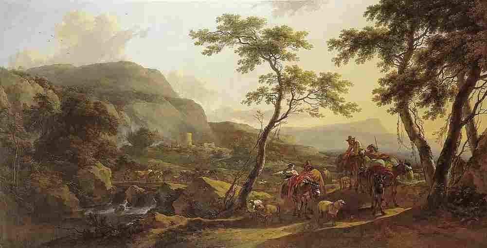 ber An Italian Landscape Art A4 Photo Print