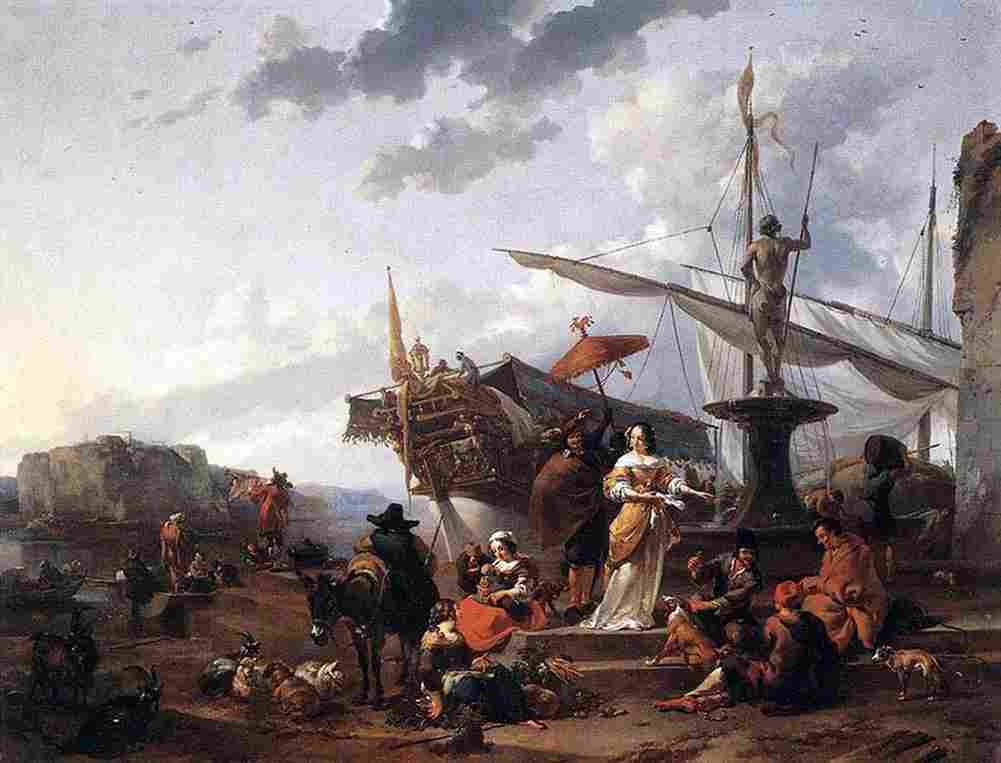 ber harbour scene Art A4 Photo Print