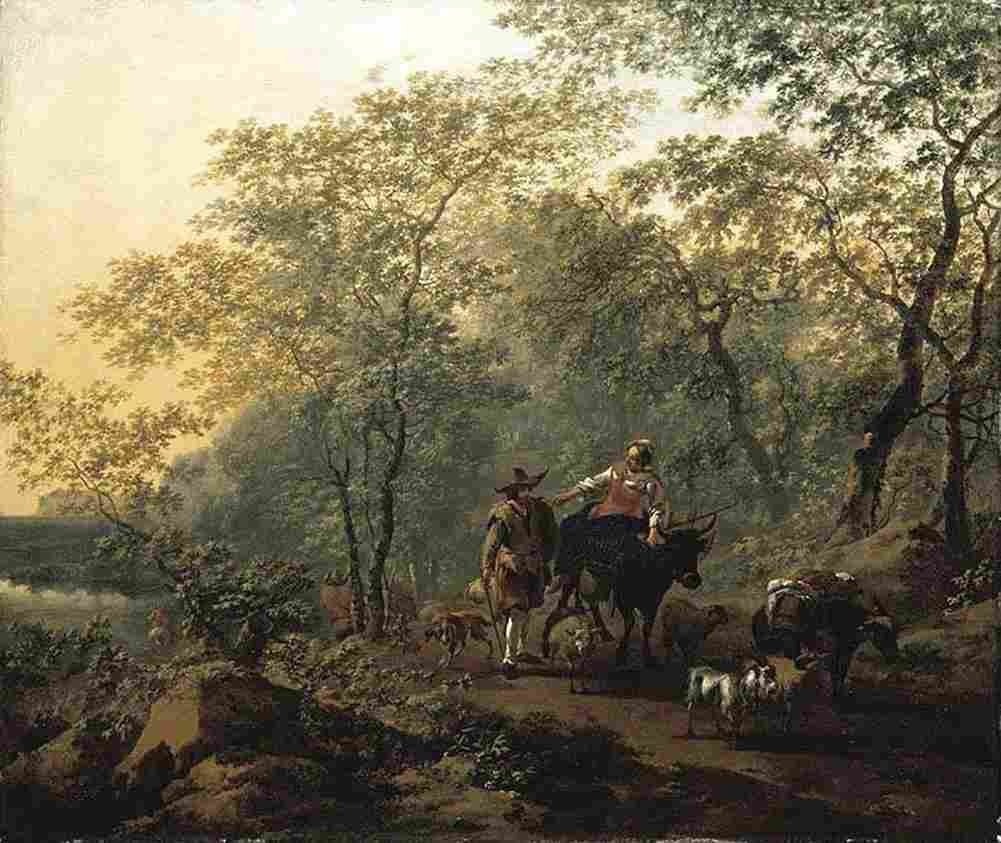 ber italian landscape Art A4 Photo Print