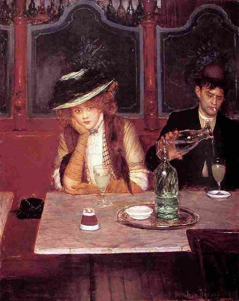 beraud The Drinkers Art A4 Photo Print