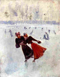 beraud Women Skating Art A4 Photo Print