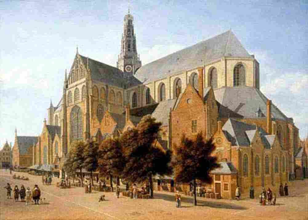 berck Saint Bavo Art A4 Photo Print