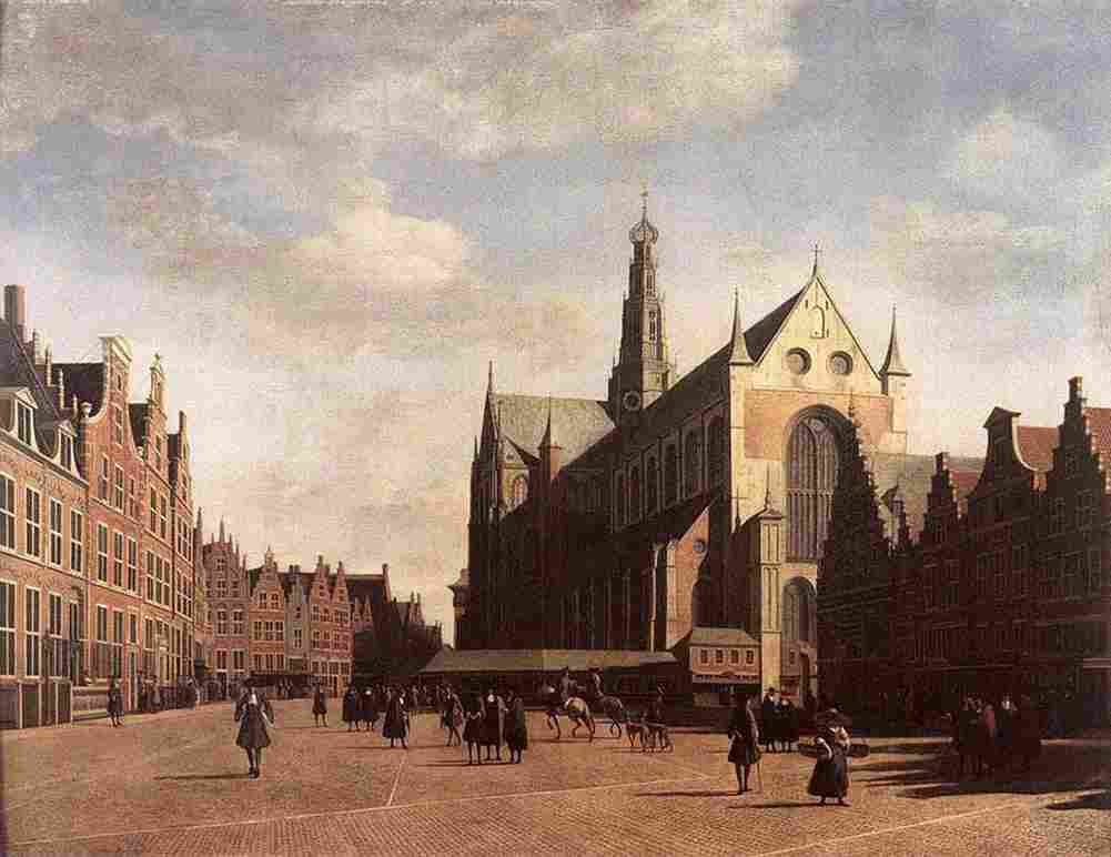 berck Square at Haarlem Art A4 Photo Print