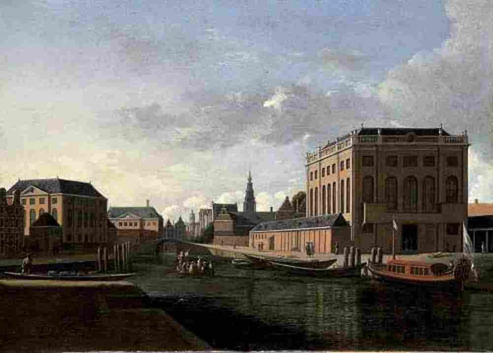 berck The two Amsterdam Synagogues Art A4 Photo Print