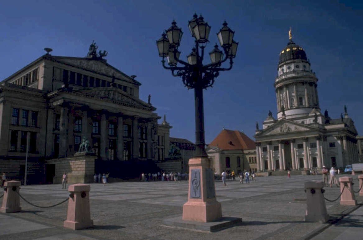 berlin brandenburg square 1980s 1990s A4 Photo Print