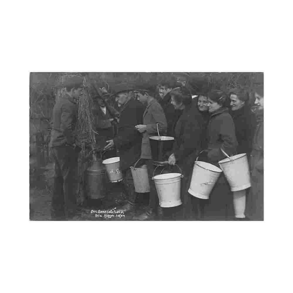 berlin march battles march 1919 general strike fetch the water Vintage A4 Photo Print