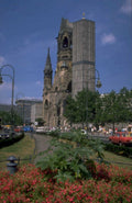 berlin memorial gate 1980s 1990s A4 Photo Print