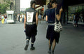 berlin pedestrians edsos Vintage A4 Photo Print