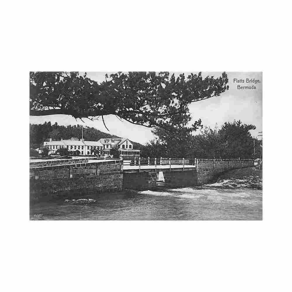 bermuda flatts bridge h j tucker 702 Vintage A4 Photo Print