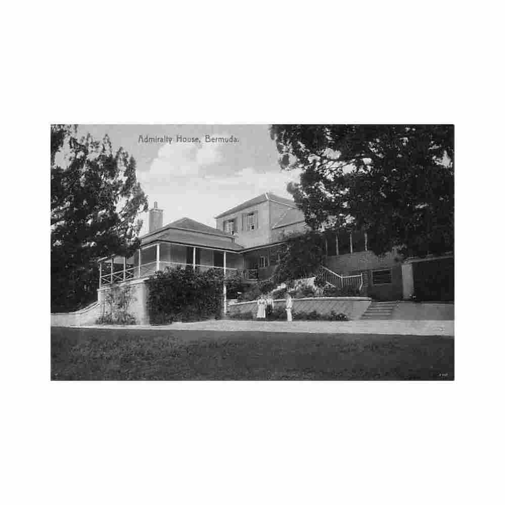 bermuda hamilton admiralty house j h bradley co 117 Vintage A4 Photo Print