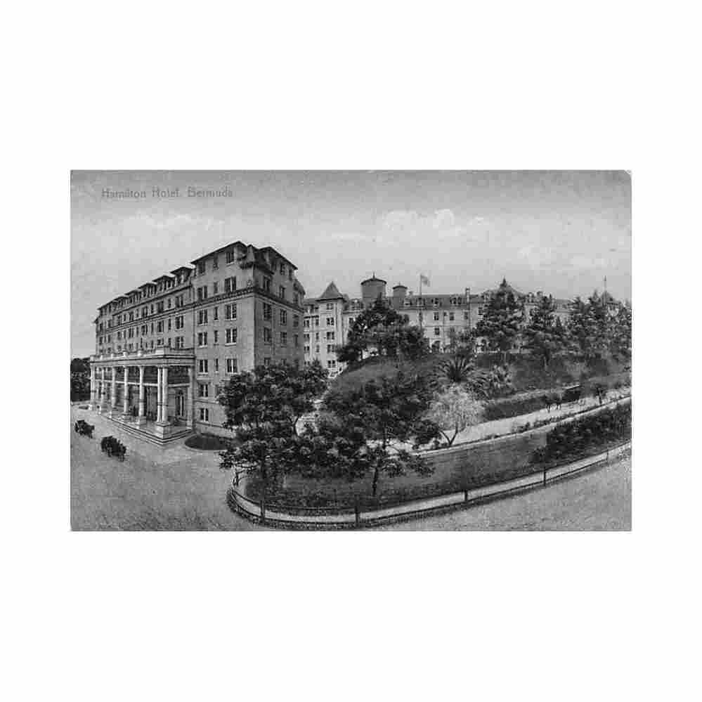 bermuda hamilton hotel william weiss co 668 Vintage A4 Photo Print