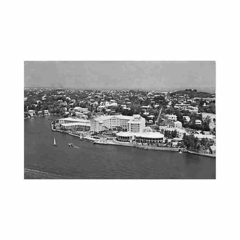 bermuda hamilton the princess hotel tropic traders ltd Vintage A4 Photo Print