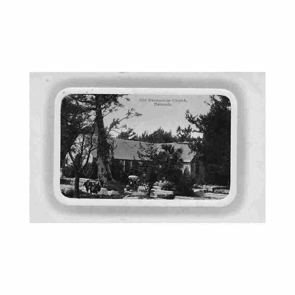 bermuda old devonshire church j h bradley co 57 Vintage A4 Photo Print