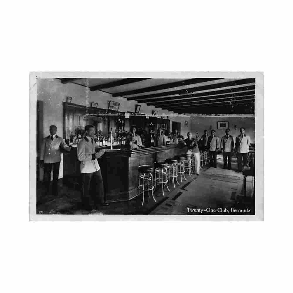 bermuda twenty one club rutherford Vintage A4 Photo Print