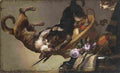 bernaerts cats fighting Art A4 Photo Print