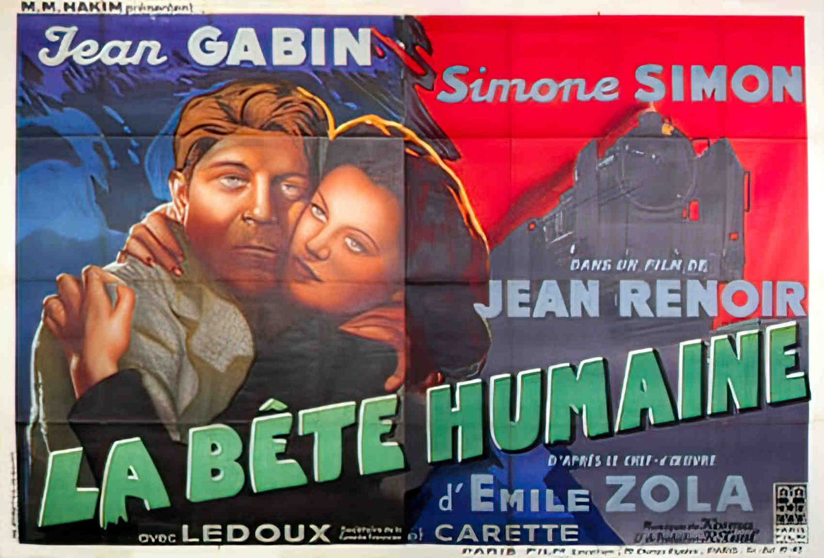 bete humaine la 2P Advert A4 Photo Print