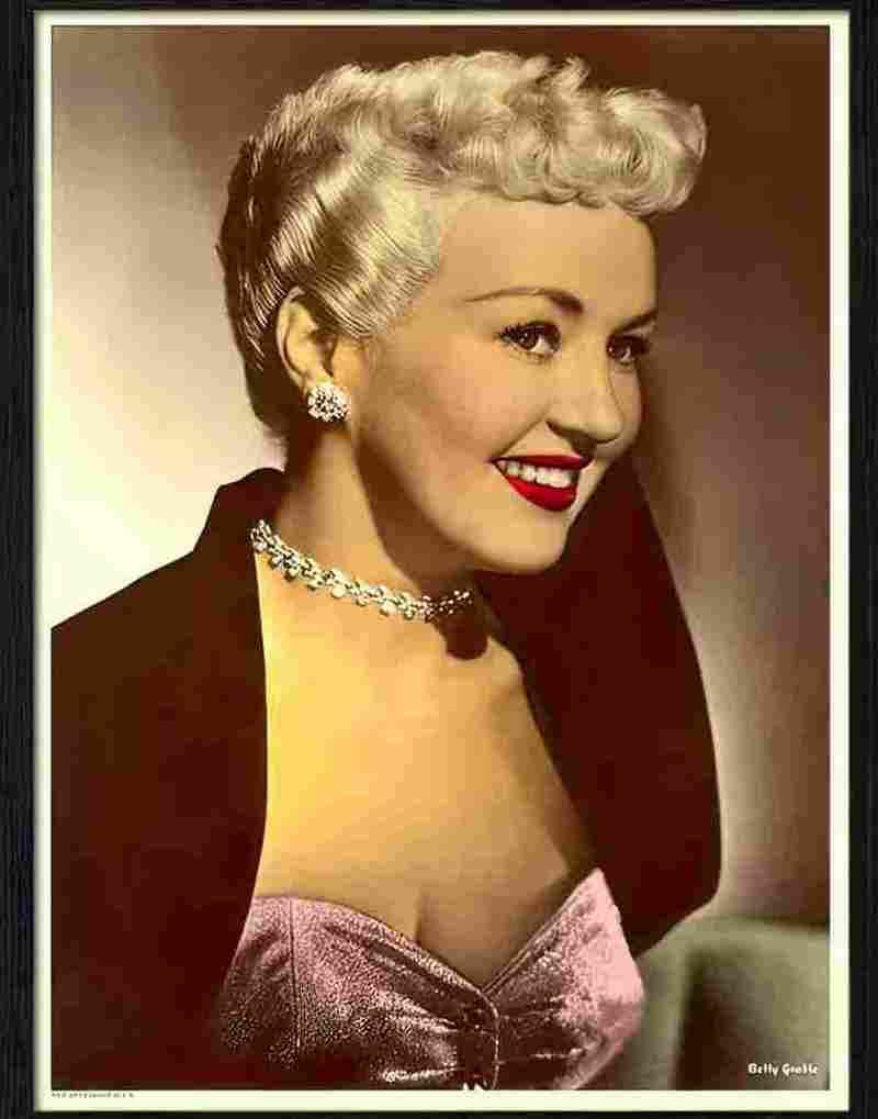 betty grable Advert A4 Photo Print