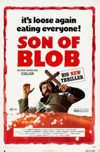 beware blob  02 film star poster A4 Photo Print