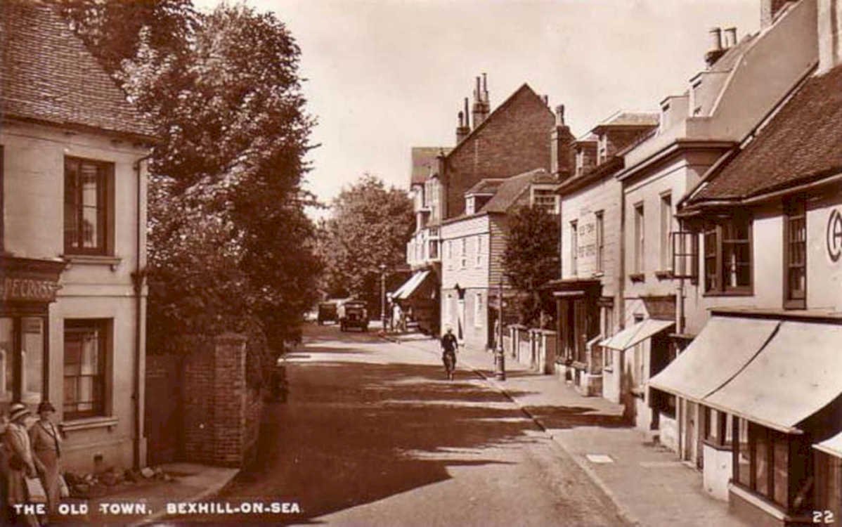 bexhill old townVintage 1880s 1900s A4 Photo Print