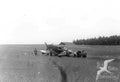 bf 109 crash Vintage world war A4 Photo Print